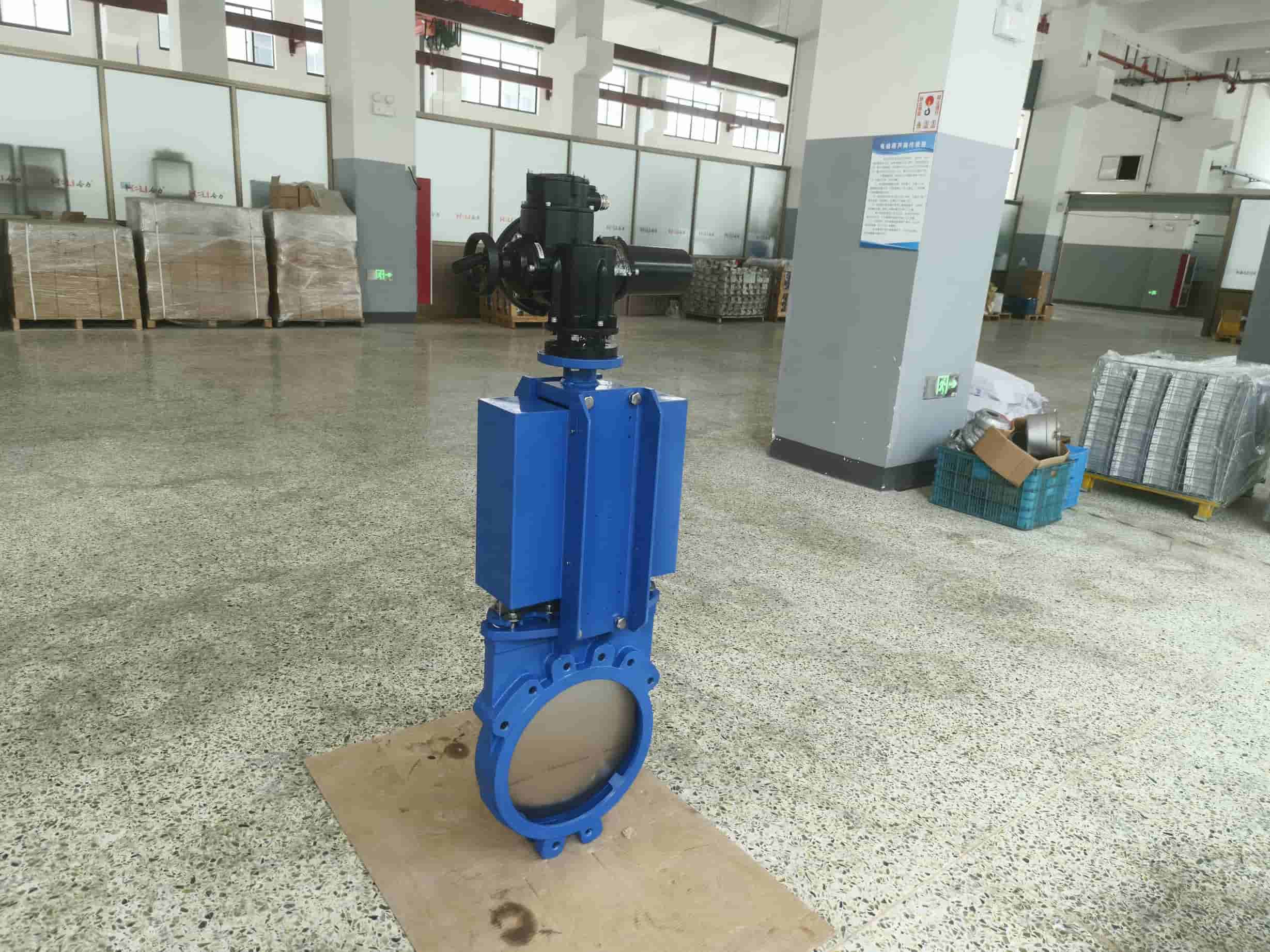 Válvula de compuerta plana eléctrica WCB